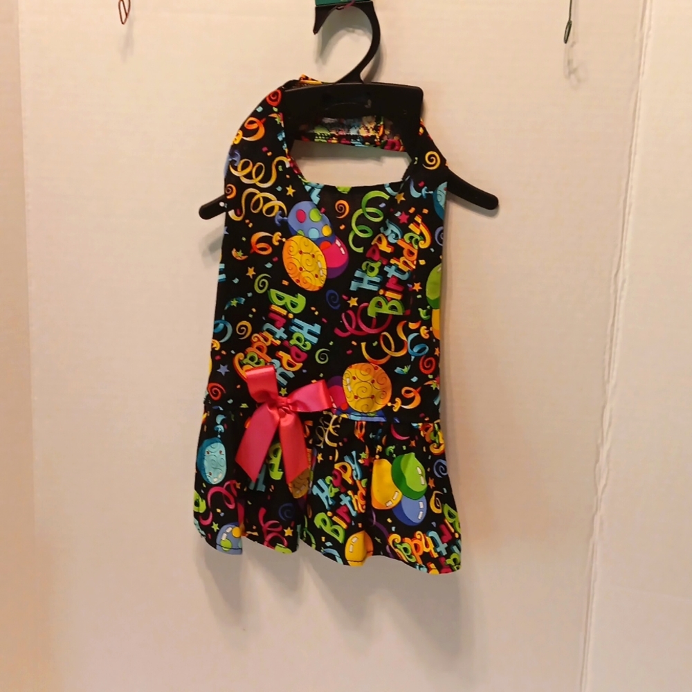 BIRTHDAY DOG DRESS